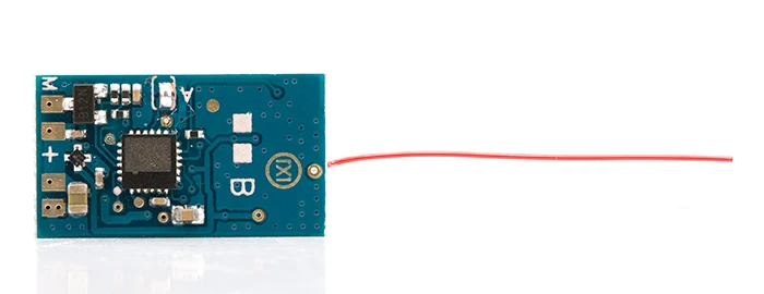 

Mini RX 1.1g Receiver For FS FlySky 8CH AFHDA or 6CH Hubsan MCU+RFIC+ ANT Mini-Frsky