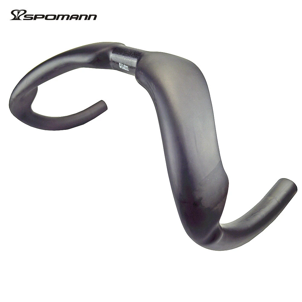 Racing Carbon Track Bike Handlebar 31.8*370//385mm Road Bike Drop Handlebar