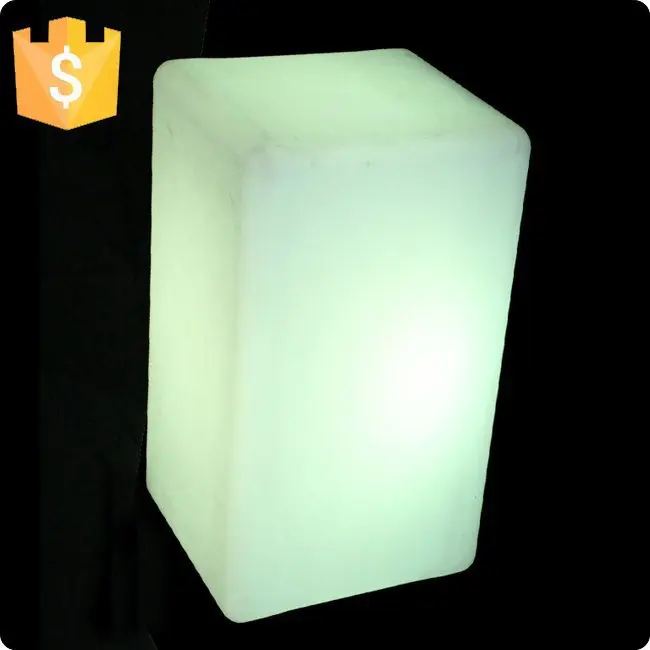 L10* W10* H15cm SK-LF03F светодиодный настольный светильник современный декоративный 16 цветов мини-куб водонепроницаемый IP65 для спальни отеля 1 шт