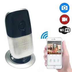 Full HD 1080 P Wi-Fi домашние безопасности Камера Видеоняни и радионяни CCTV IP Беспроводной сети инфракрасный Камера 180 градусов Широкий формат Len