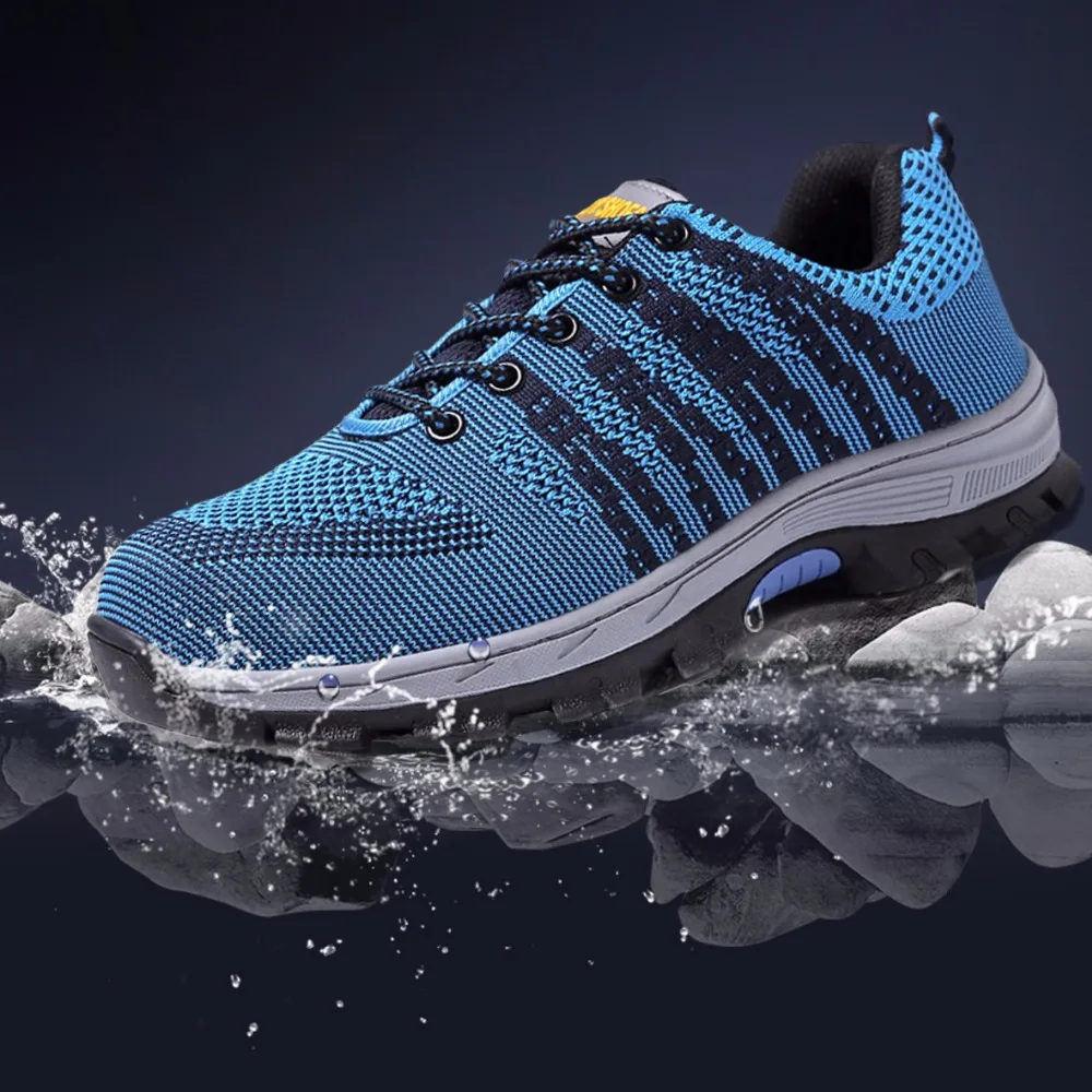 breathable mesh work shoes