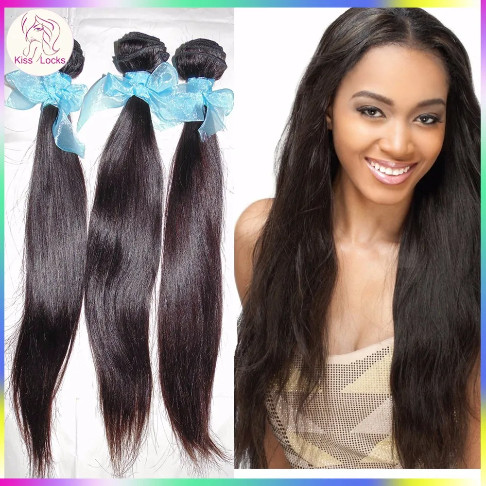 2017 Promotion 8A RAW Russian Straight Virgin Hair Weaves 100% Unprocessed Weft natural colors 3pcs/lot No Silicon Coating |