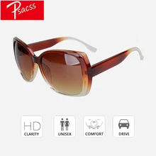 Psacss солнцезащитные очки для женщин оверсайз градиентная оправа для очков Солнцезащитные очки женские роскошные брендовые дизайнерские очки Oculos De Sol Gafas S