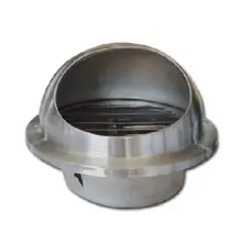 60 мм воздуховод диаметр 304 класс нержавеющая сталь вентиляционное отверстие выход гриль сетка жалюзи