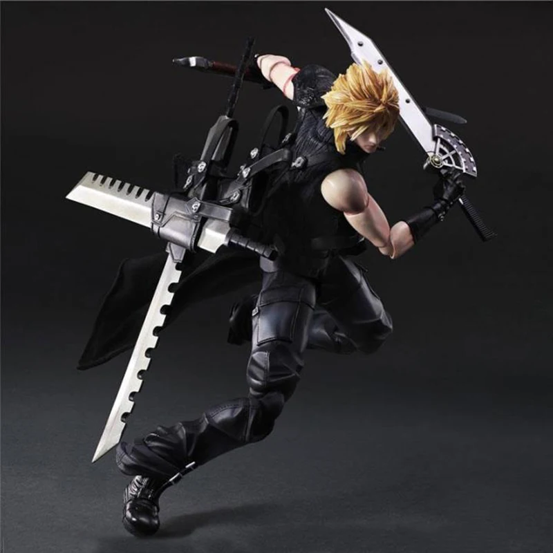 

Final Fantasy anime Cloud Strife action model figure kids movable toy painted Christmas gift collecitble F7792