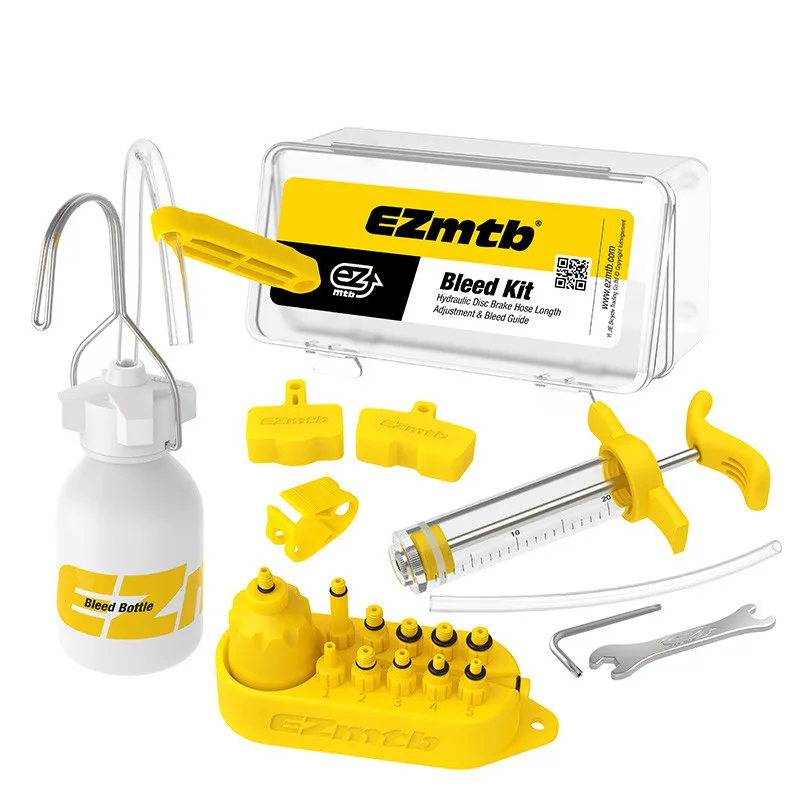 

Bicycle Hydraulic Brake Bleed Tool Kit Mineral Oil Brake for SHIMANO,SRAM,MAGURA,Tektro and more EZ01