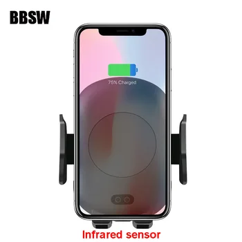 

Wireless Fast Charger 10W Auto Induction Car Mount Air Vent Phone Holder for iPhone Xs MAX XR 8 Plus SAMSUNG S10+ S9 S8 S7 Note9