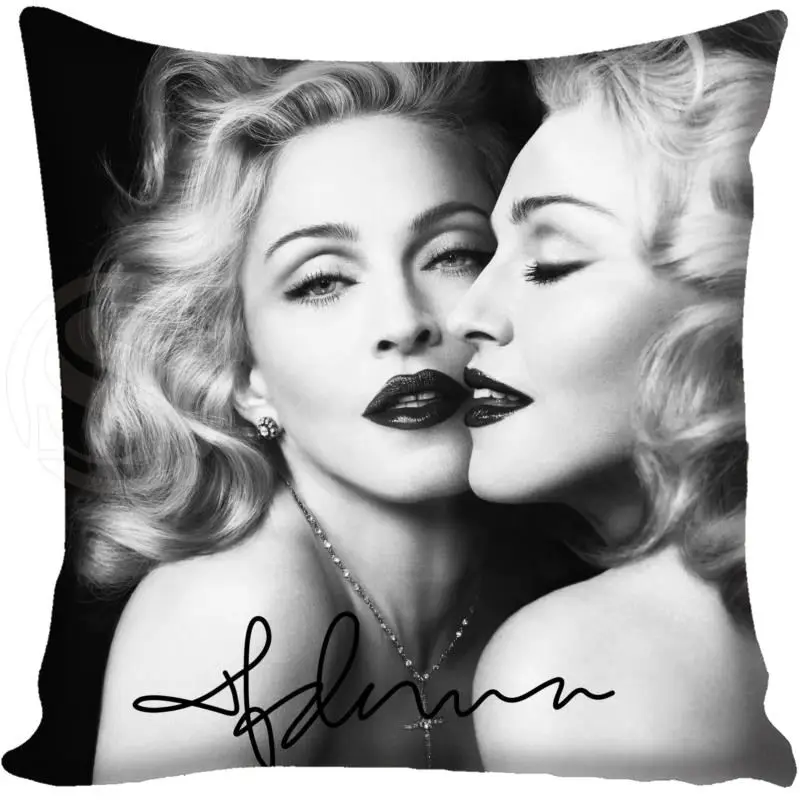 G0309 Hot Rebel Heart Madonna Style throw Pillowcase Custom Home Nejlepší Hot Sale 40x40cm Drop Shipping
