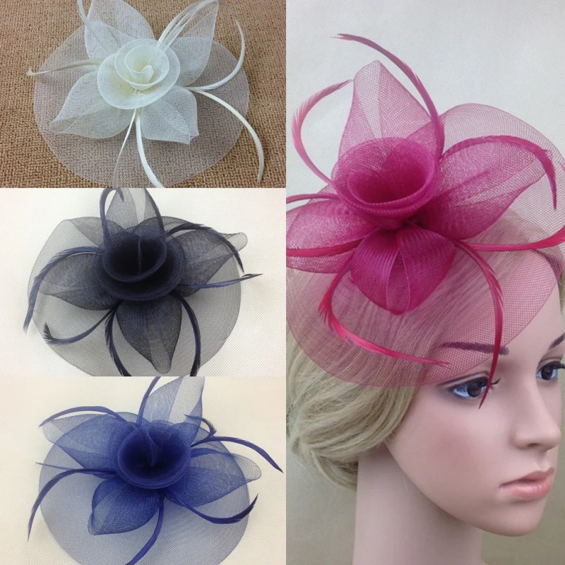 Buy Women Elegant Fascinator Hat Clips Hairpins Hair