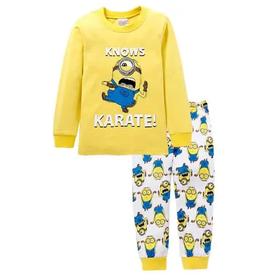 Пижамный костюм с рисунком для мальчиков и девочек, пижама с длинными рукавами, Детская Пижама, детская одежда для сна, домашняя ночная рубашка - Цвет: style 19