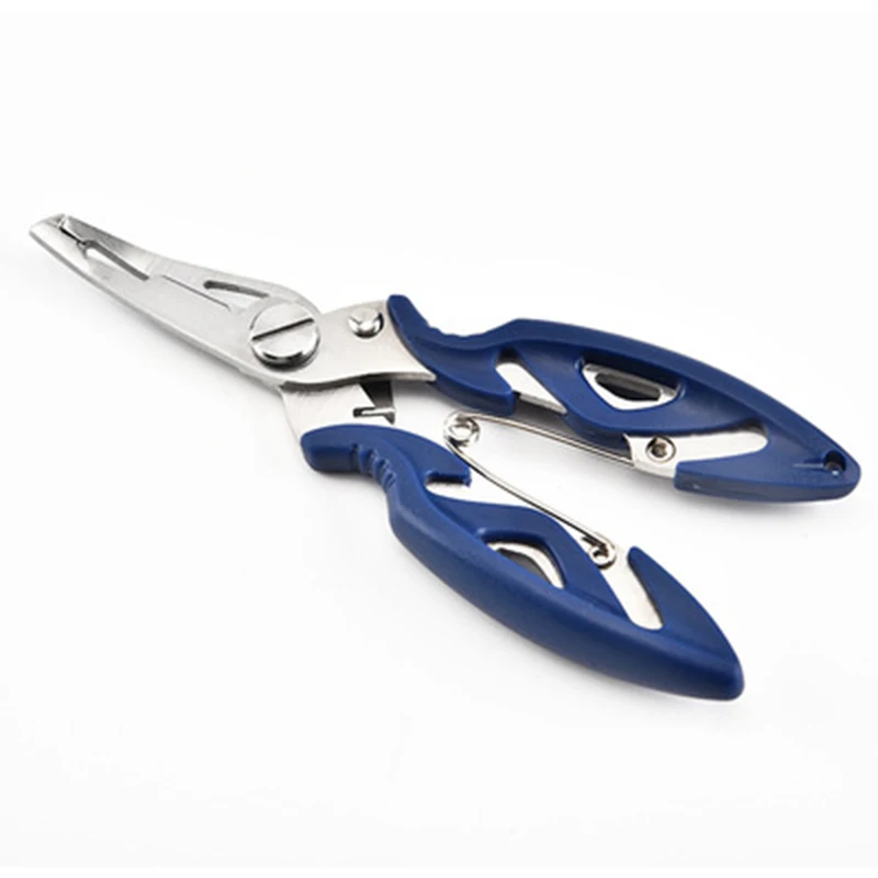 New Stainless Steel Fishing Pliers Scissors Line Cutter Remove Hook