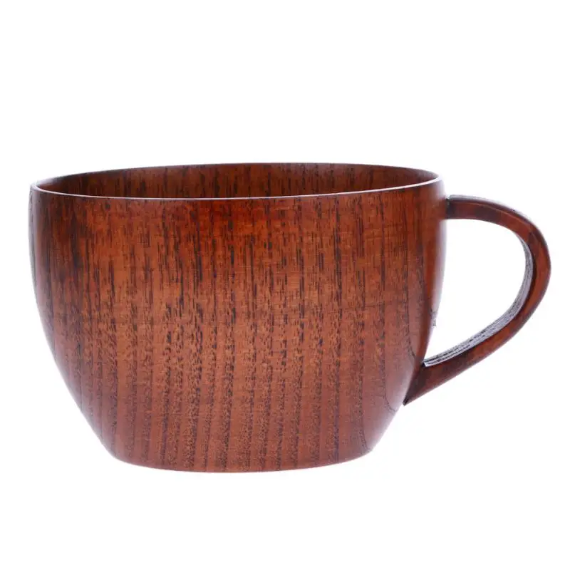 Новая деревянная кружка для путешествий, деревянная чашка для бара, кружки с рукояткой, кружка для кофе, чая, молока, вина, пива, посуда для напитков
