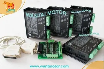 

Cheap CNC! Wantai 4 PCS Stepper Motor Driver DQ860MA 80V 7.8A 256micro CNC Router Mill Cut Engraving Grind Foam Embroidery