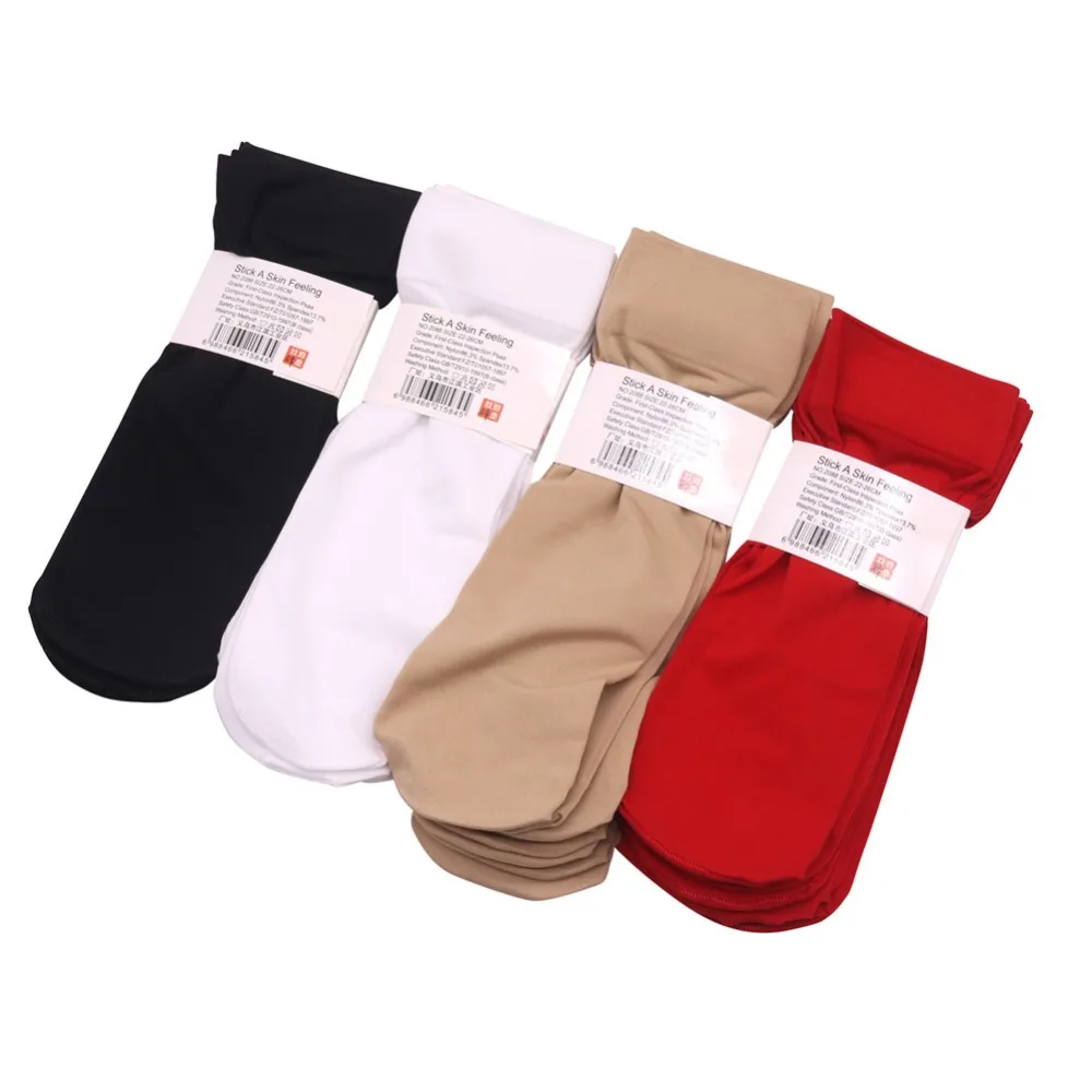 

10 Pairs Women Socks Wholesale High Elastic Women Socks Strong Elasticity Non-slip Breathable Deodorant 4 Colors Available