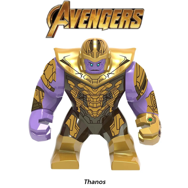 Строительные блоки Legoed Avengers 4 Endgame Thanos Infinity Gauntlet Железный человек Человек паук Marvel