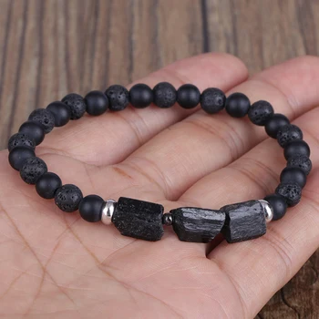 Bracelet Tourmaline Noire Homme