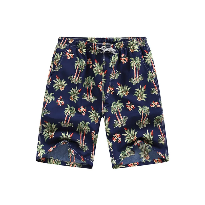 New Summer Briefs Fast-drying Men's Color Shorts Swimming Beach Shorts Flower Surfboard Shorts Swimming Suits  #4A01 (1)