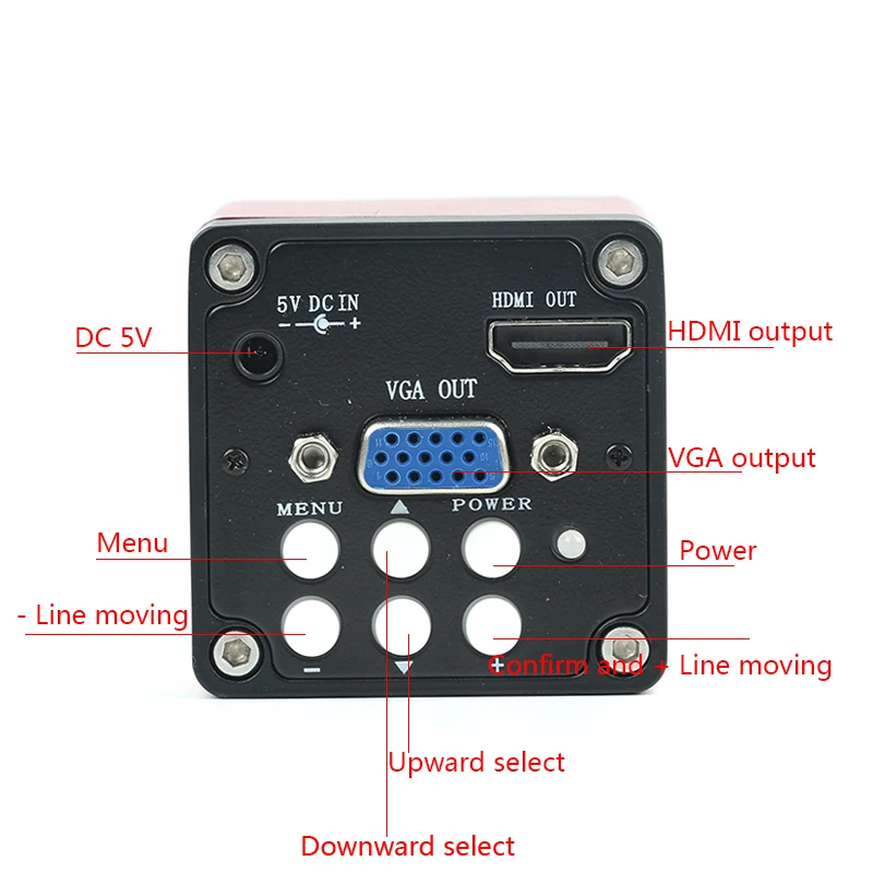13MP 720P HDMI VGA цифровой промышленный видео осмотр микроскоп камера 180X 300X C крепление
