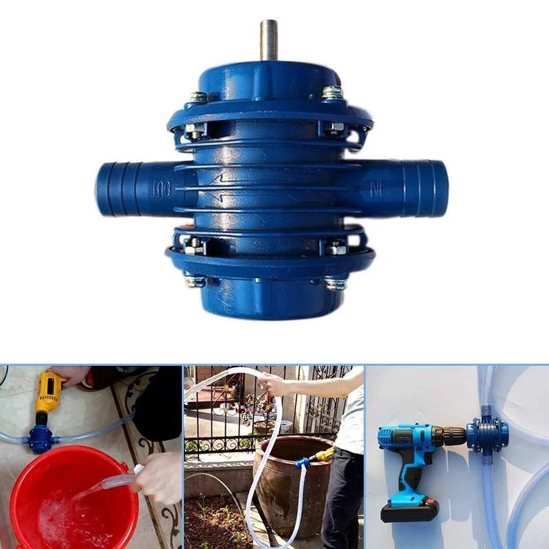 

Newest Small Water Pump Self-priming for Hand Electric Drill Garden Courtyard Household