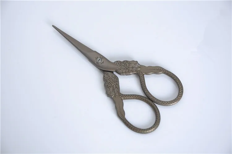 Dragon No.5 of Chinese Zodiac Stainless Steel Blade Antique Vintage Design Sewing & Embroidery Scissor Wholesale Free shipping
