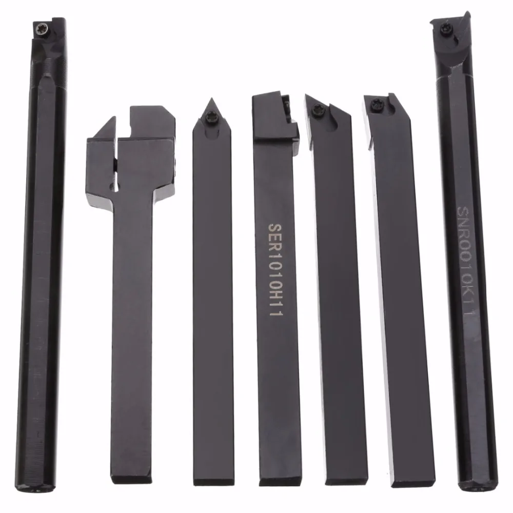 OYYU 7 шт./компл. 10 мм хвостовик держатель инструмента расточные Бар карбидная