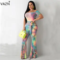 VAZN 2019 специальный сексуальный клубный Элегантный Модный женский бандаж с открытой спиной короткий рукав эластичность Новинка Длинный