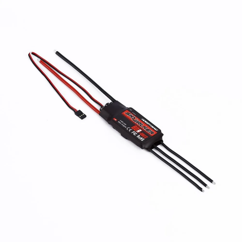 

80A 2-6S Brushless ESC Speed controller RC Airplane for Hobbywing Skywalker