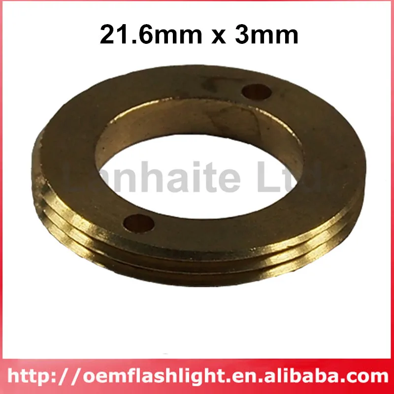 

DIY Brass Driver Pill Adapter 21.6mm x 3mm for LED Flashlight