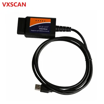 

ELM327 V2.1 Scanner Software USB Plastic With FT232RL Chip