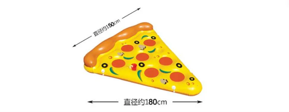180 см надувной поплавок для пиццы, гигантский поплавок для бассейна, плавательное кольцо для взрослых, надувной бассейн, матрас для плавания, Boia Piscina