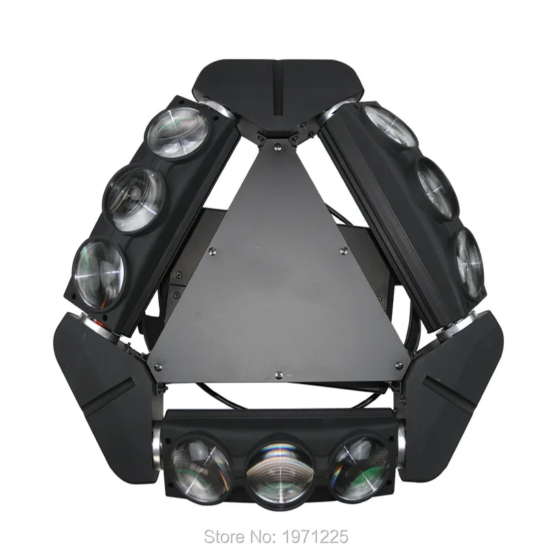 

New Arrival CREE 9x10W Led Spider Light RGBW 9/43CH DMX Stage Lights Dj Led Spider Moving Head Beam Light