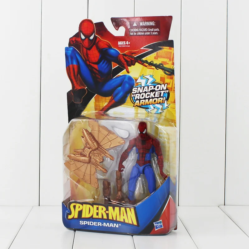5" 13cm Super Heroes The Avengers Spider Man Spiderman Snap on Rocket