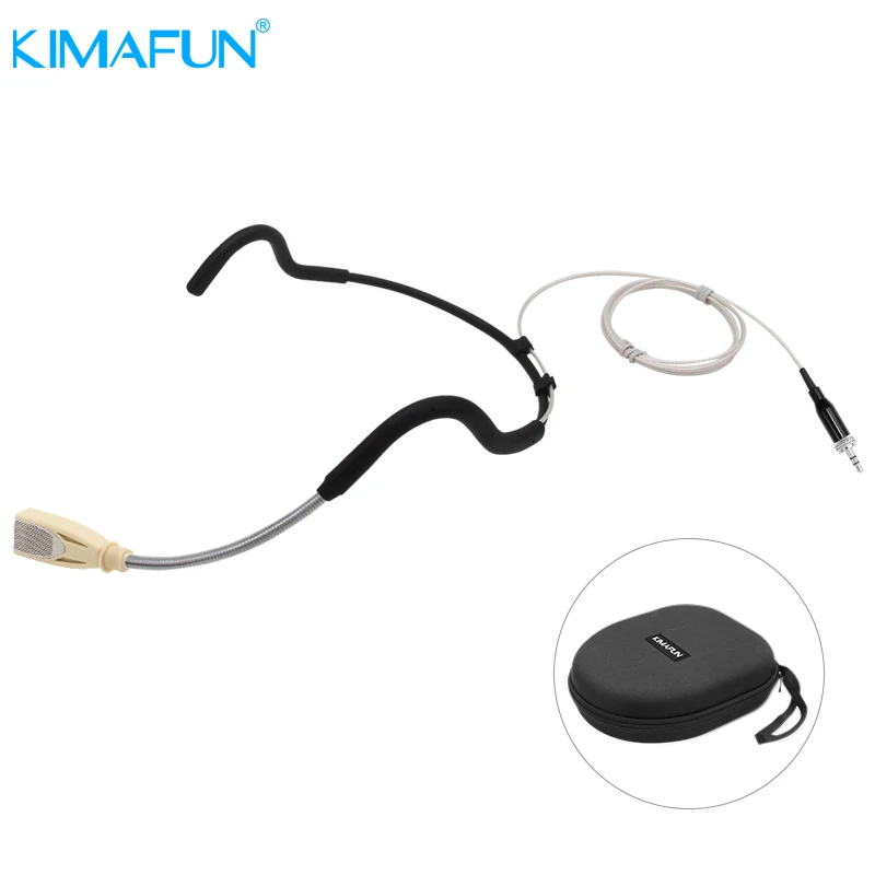 KIMAFUN KM WP88 водонепроницаемый микрофон гарнитура Sweatproof Однонаправленный головной