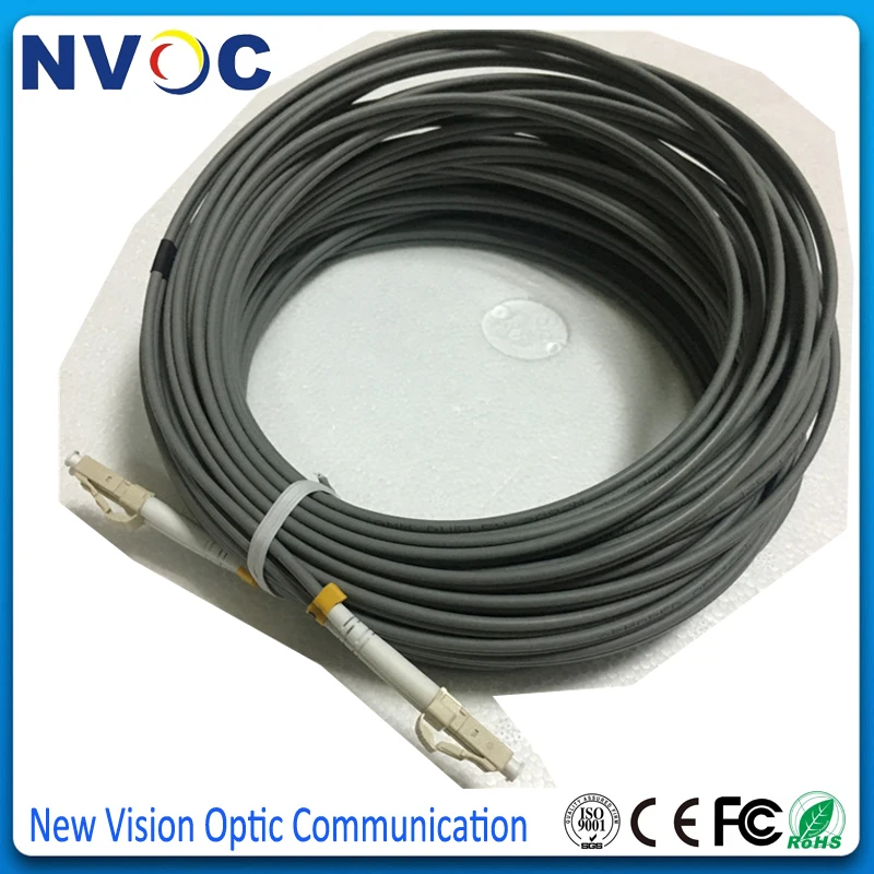 3 шт./лот LC/UPC мм (62 5/125) DX 7 м ПВХ укрепленный волоконно оптический патч корд