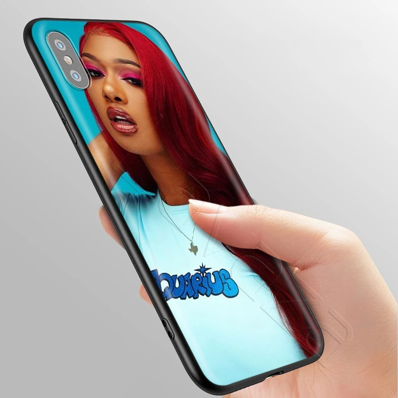 Lavaza Megan Thee Stallion Case for iPhone 11 Pro XS Max XR X 8 7 6 6S Plus 5 5s se