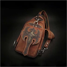 Steel Master 2016 steampunk one shoulder bag male and female leisure shoulder bag personality handbag