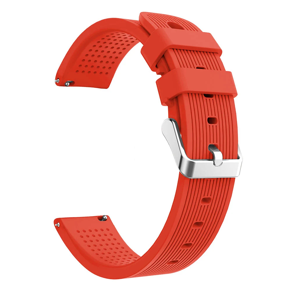 20 мм ремешок для часов Силиконовый браслет для samsung Galaxy часы активные часы Замена ремешка браслет для samsung Шестерни спортивные S2 группа - Цвет ремешка: Оранжевый