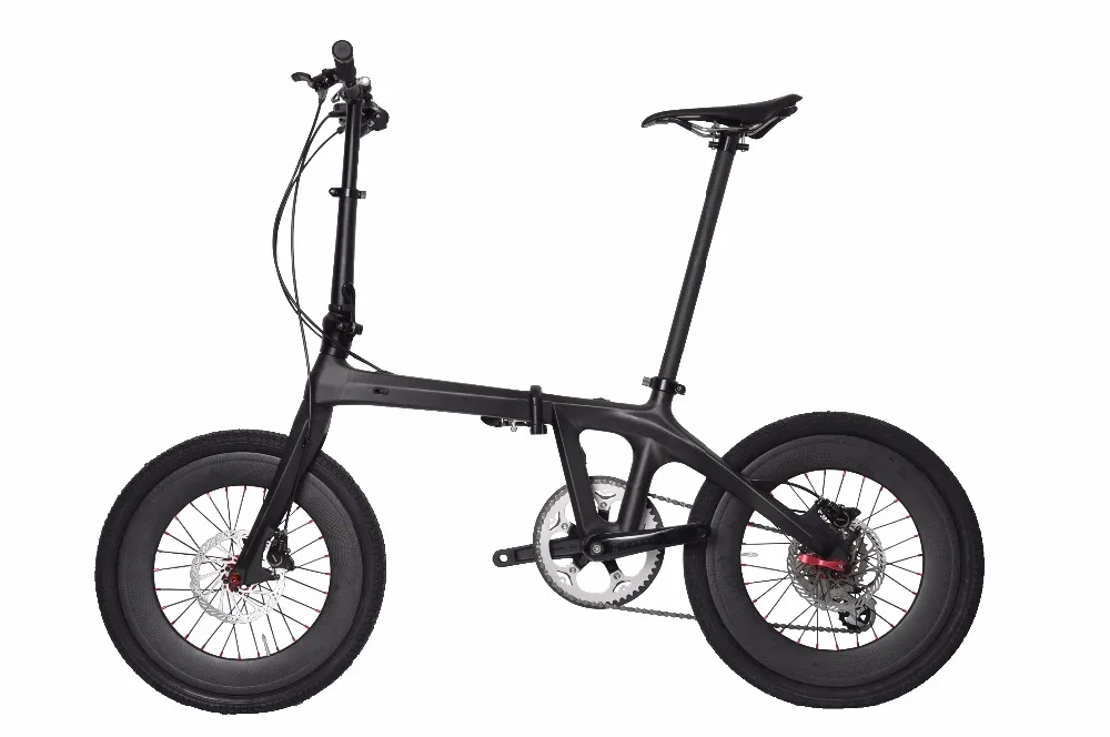 Cheap Brand top quality carbon 20" folding bike complete popular custom design super light 10.18kg 20er full bicycle with groupset 2