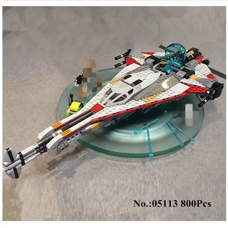 

H&HXY IN STOCK 05113 Star 800Pcs Series Wars Genuine The Arrowhead Set Building Blocks Bricks Educational Toys Model lepin Gift