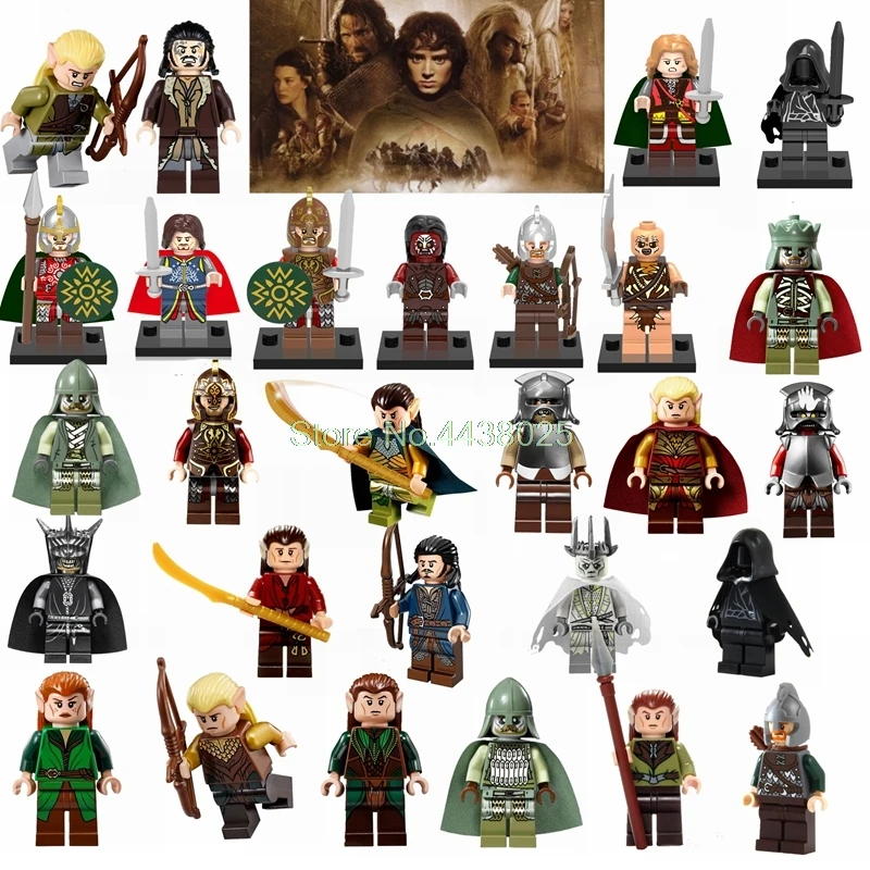 

Legoing Lord Of The Rings Wraith Rider Bowman Mordor Gandalf Boromir Models Avtion Figures Building Blocks Kids Toys Hobbit Gift