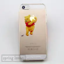 Capinha para Celular Winnie The Pooh disney desenhos animados bonito Case transparente para iphone 4 / 4S / 5 / 5S / 5c / 6 / 6 s / 6 plus / 6 s plus