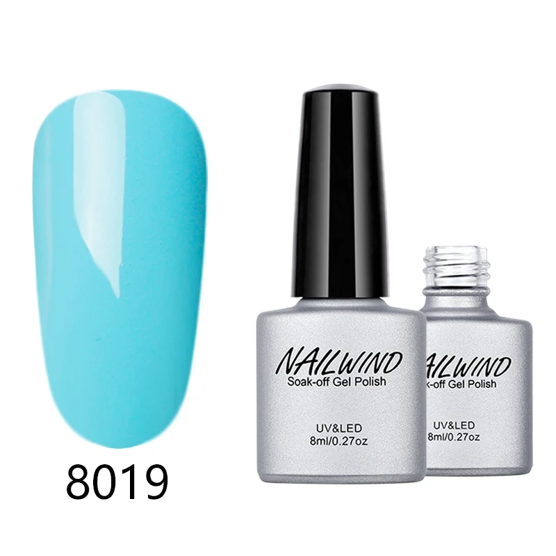 NAILWIND, 8 мл, чистый, 8001-8030 цветов, Гель-лак для ногтей, замачиваемый, УФ светодиодный, стойкий лак для ногтей, грунтовка, Гель-лак для ногтей - Цвет: 8019