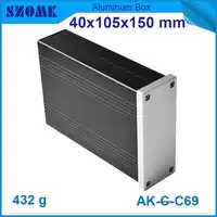 4pcs/lot extruded aluminum instrument enclosure for electronic anodizing junction box 40*105*150mm