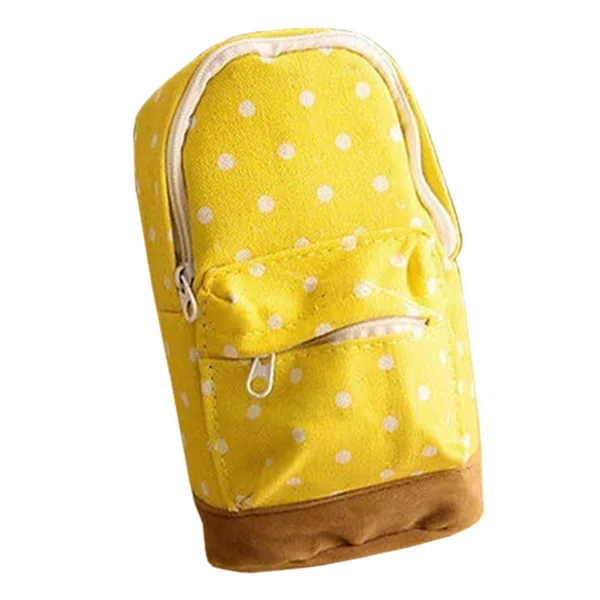 

Cosmetic Makeup Pencil Case Storage Box Bag Wash Toiletry Pouch Travel Bag Purse Yellow
