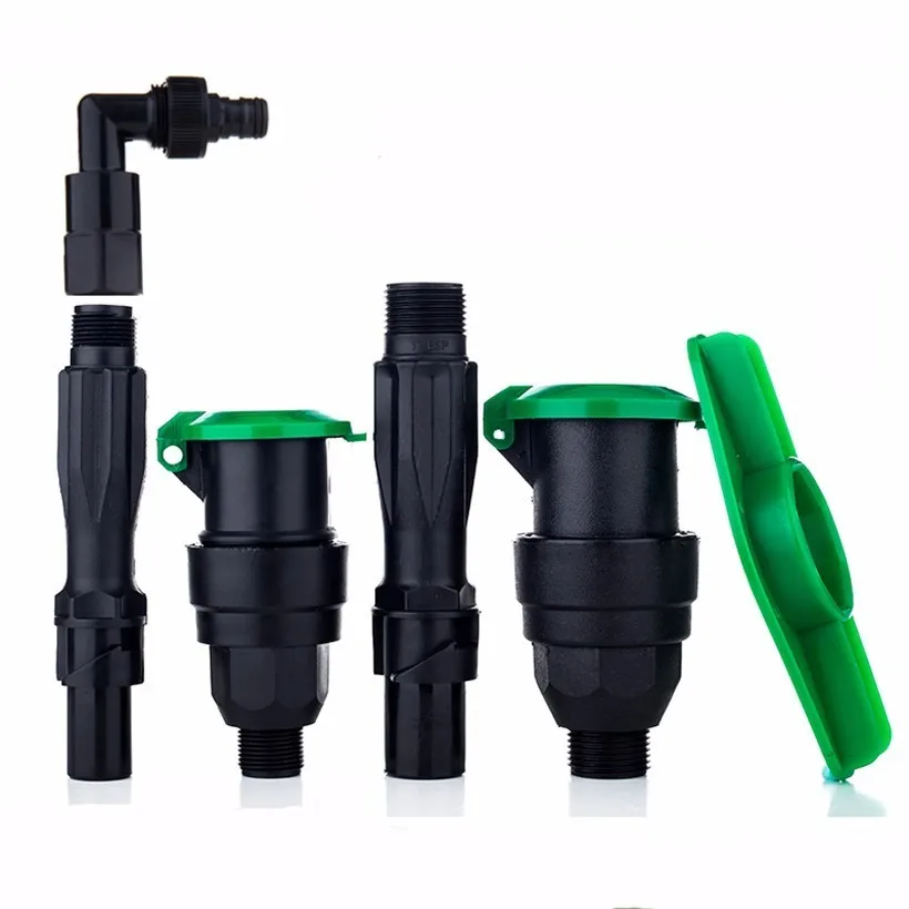 

Garden Watering Irrigation System Watering Kit with Fast Water Intake Valve 6 points 1 inch Ground Rod Water Intake joint rod