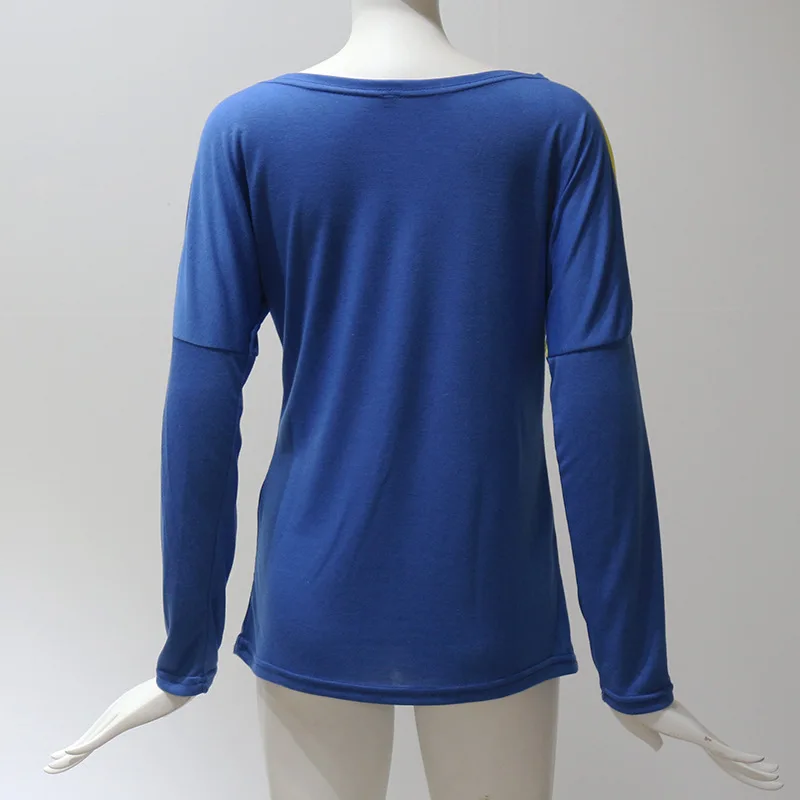 Laamei модная Новая женская рубашка с длинным рукавом Повседневная Лоскутная рубашка с косообразным воротником Тонкая Офисная Женская футболка базовые Топы футболки Блузы