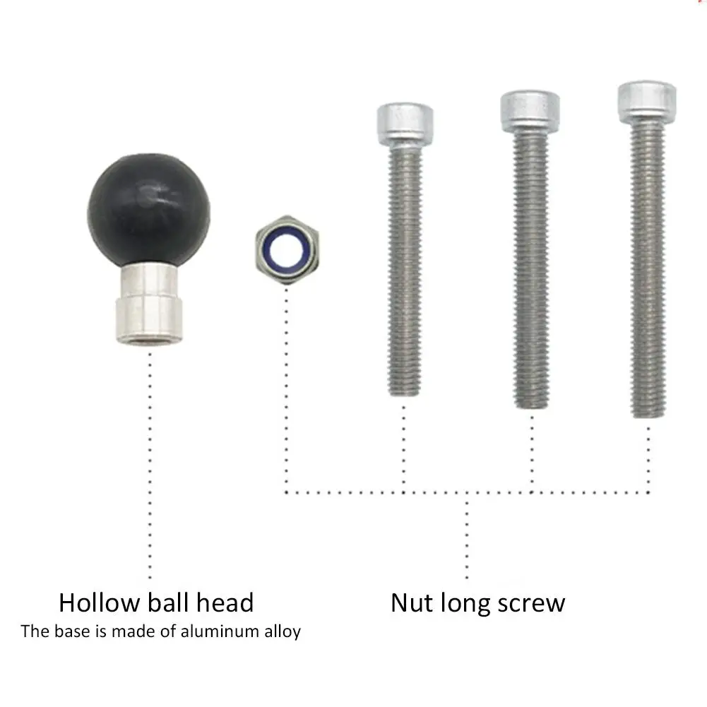 

Universal Motorcycle Mobile Phone Bracket Support Holder Fixed Ball Head M8 Screw Fixed Ball Modification Refit Kit