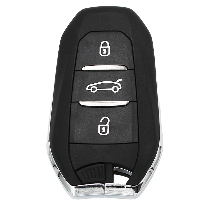 3 кнопки DS умный дистанционный ключ 433 МГц 7945 чип для peugeot 508/Citroen C4 с аварийным ключом HU83 лезвие с Goove KYDZ доска