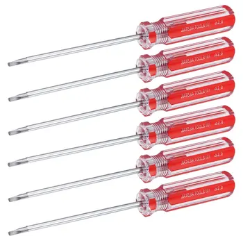 

Uxcell Newest 6 Pcs/lot 2mm/ 0.08" Tip Magnetic Triangle Head Screwdrivers 130mm/ 5.12" Length Plastic Handle for Electrician