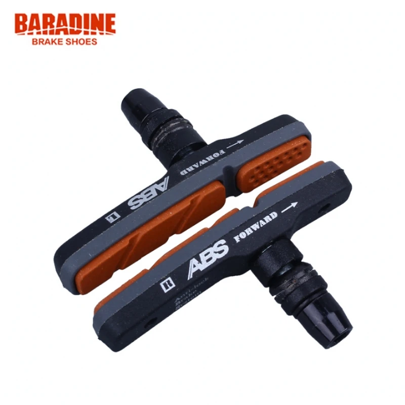 

Taiwan BARADINE Yongjie Highway Bishan Vehicle V Brake Block with Drainage Drainage Slot Brake Pad ABS-02V Bicycle Brake
